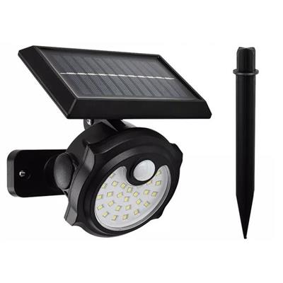 Powermaster SH-1705A 26 Ledli Sensörlü 3 Modlu Solar İndiksiyon Duvar Lambası
