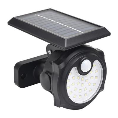 Powermaster SH-1705A 26 Ledli Sensörlü 3 Modlu Solar İndiksiyon Duvar Lambası