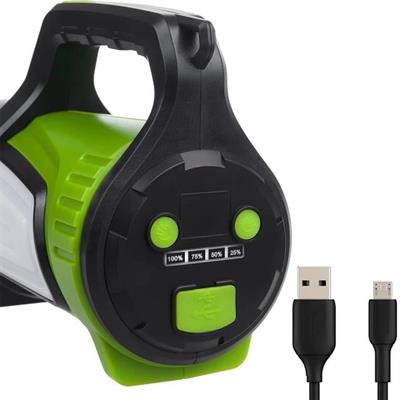 Powermaster Şarjlı Ledli Uzun Menzilli Kamp Tipi Işıldak Fener  JS-881B