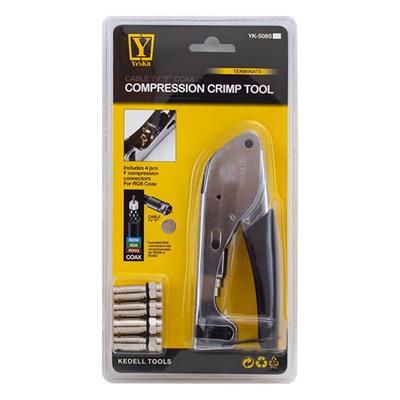 YesKit YK-5085C3 F Konnektör Sıkma Pensesi