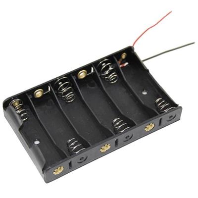 Powermaster Yan Yana 6lı AA Pil Yuvası (IC-234B)