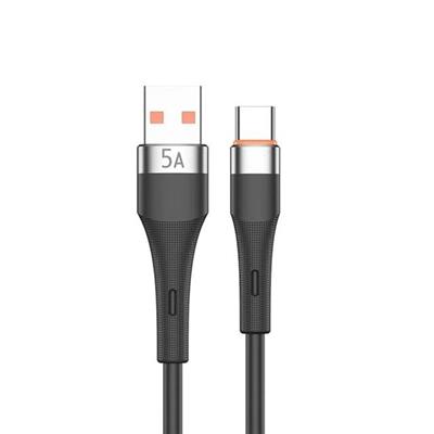 Powerway HC05 Örgülü 5 Amper USB TO Type- C 1 Metre Şarj Data Kablosu