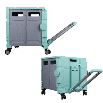 Sunup SN-26968 Katlanabilir Market Pazar Kamp Tekerlekli Alışveriş Arabası 60KG Kapasiteli