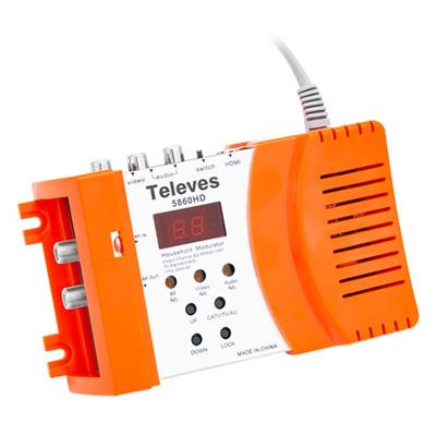 Televes 5860HD HDMI+AV Giriş Full Band Rf Modülatör