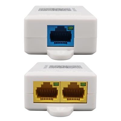 Uranium POE-RP12P Plastik Kasa 1 Port Poe Giriş Besleme + 2 Port Poe Çıkış 10/100 Poe Repeater