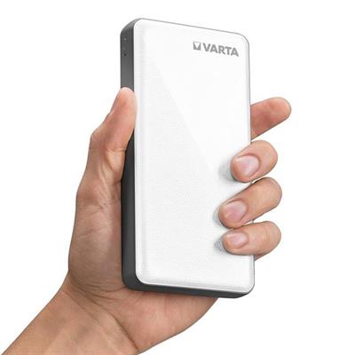 Varta 15.000mAh Led Göstergeli Powerbank 2xUSB Type-C Micro-USB Şarj Girişli