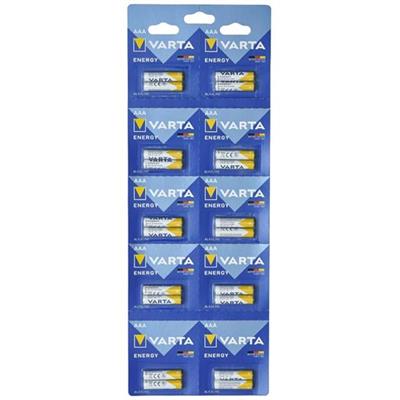 Varta 4103229482 LR03 1.5 Volt Alkalin 20li İnce AAA Kalem Pil