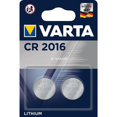 Varta CR 2016 3 Volt Lityum Pil (2li Paket)
