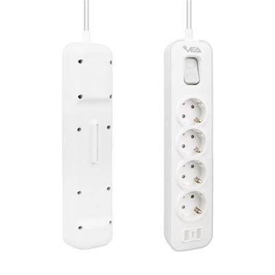 Vea VE-NOVA104 A Class 4lü Anahtarlı 1.5 Metre Grup Priz