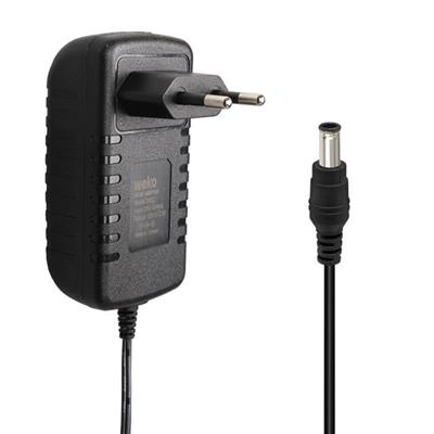 Weko 12 Volt - 2.5 Amper 5.5*2.5 Uçlu Yerli Üretim Plastik Kasa Priz Tipi Adaptör