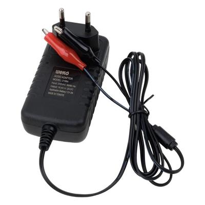 Weko 14.4 Volt - 2 Amper Krokodil Uçlu Kırmızı Yeşil Ledli Yerli Üretim Akü Şarj Cihazı (Out :12v-2a)