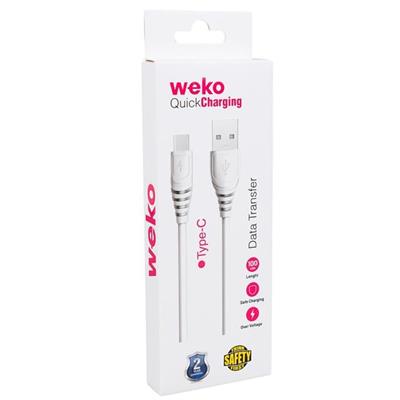Weko WK-22018 USB To Type-C Telefon Şarj Kablosu