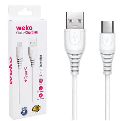 Weko WK-22018 USB To Type-C Telefon Şarj Kablosu
