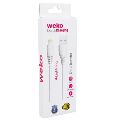 Weko WK-22019 USB To Lightning Telefon Şarj Kablosu