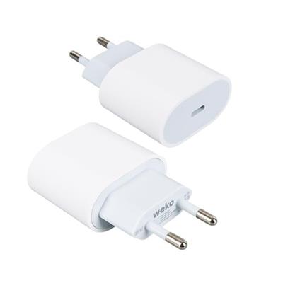 Weko Wk-26524 Beyaz Pd 20 Watt Iphone Type-C Hızlı Şarj Başlığı