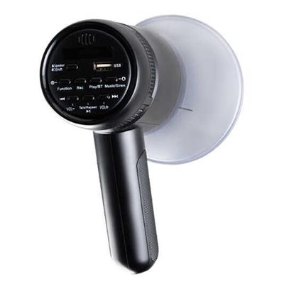 Westa WM-72UMP 30 Watt Mini Melodili Blueooth Ses Kayıt USB Şarjlı Bataryalı Horn Megafon