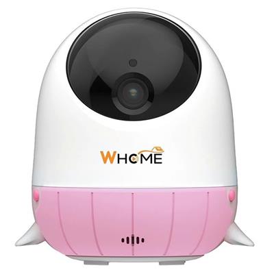 Whome Yapay Zeka Destekli 2K PTZ Gece Görüşlü Pembe Wifi Bebek Güvenlik Kamerası (128 GB TF Kart Destekli)