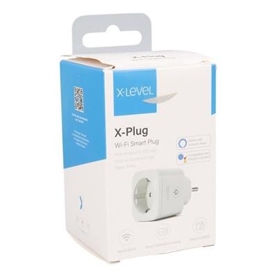 X-Level X-Plug XSP9010 On/Off Tuşlu Android/iOs/App Smartlife Telefon Kontrollü 16A Akım Korumalı Wifi Akıllı Priz