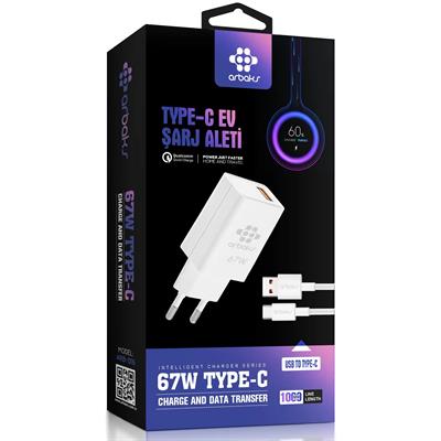 Xiaomi 67W TYPE-C Turbo Hızlı Şarj Aleti Arbaks Arb-016