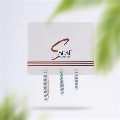 3'LÜ ÇELİK KÜPE 