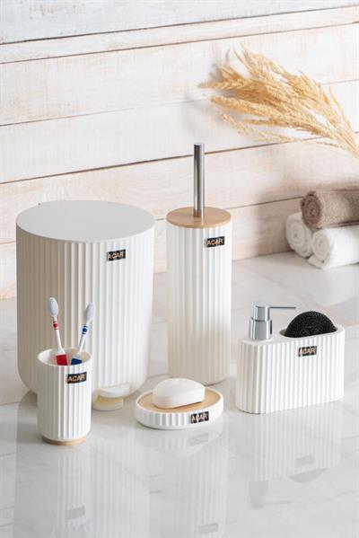 ASTORIA 5 Lİ BANYO SETİ BEYAZ AKR-06467\4