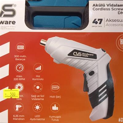 CVS 47  PRÇ ŞARJLI VİDALAMA SETİ DN 91814