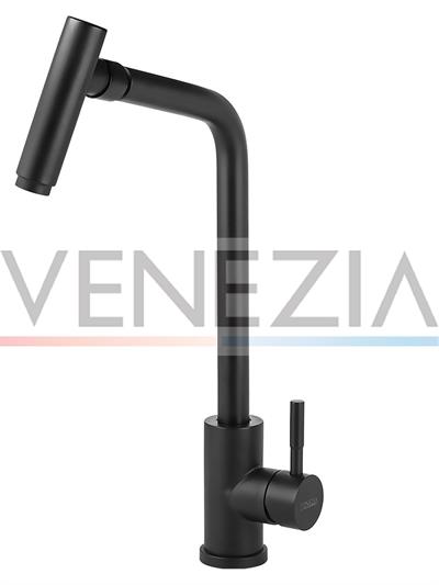 VENEZİA İNOX SİYAH MAFSALLI EVYE BATARYA