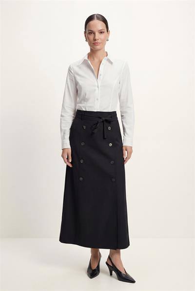 Ekru-ML28006 Fit Form Poplin Gömlek