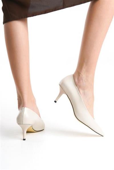 Kadın BNO Bej Gova Stiletto Ayakkabı