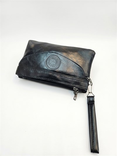 Kadın Siyah Çok Fonksiyonlu Mini Çapraz Askılı Çanta & Cüzdan Clutch