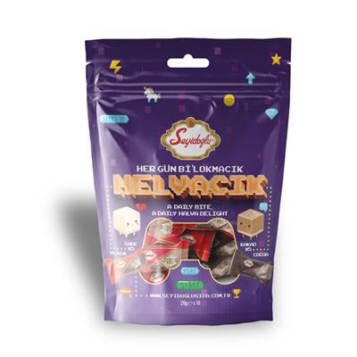 Seyidoğlu Tahin Helva Sade-Kakaolu 20 gr 10 lu Paket