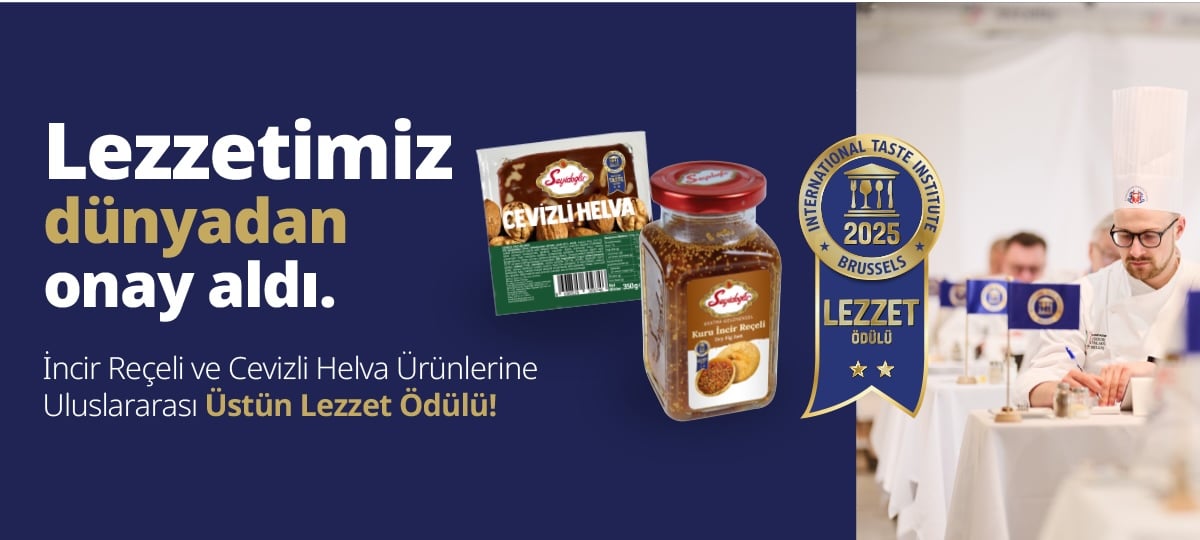 Seyidoğlu helva reçel lezzet ödülü