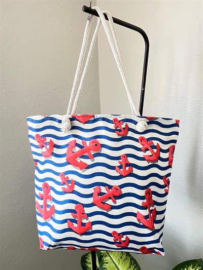 Fermuarlı Plaj Çantası