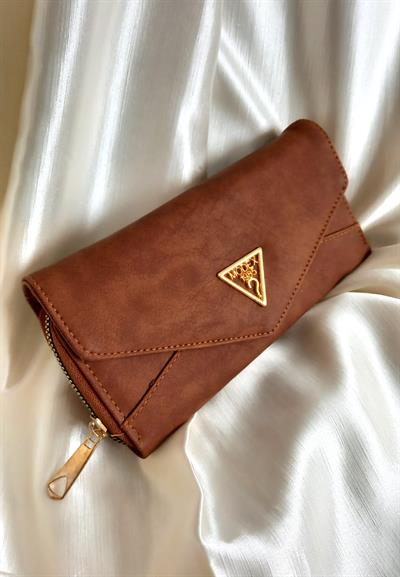 MODA Kadın Taba Renk Zarf Model Cüzdan