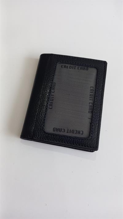 SİYAH  CÜZDAN GÖRÜNÜMLÜ ŞIK VE ZARİF KARTLIK