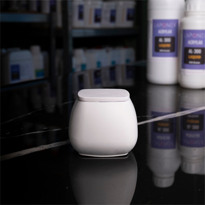 DM-07 Kübik Acrylax Tasarım Soft Beyaz Dekoratif Mumluk - 1522560007
