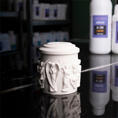 DM-10 Melekli Umut Işığı Acrylax Tasarım Soft Beyaz Dekoratif Mumluk - 1522560010