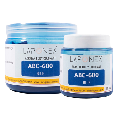 ABC-600 Blue Su Bazlı Reçinelerle Uyumlu Acrylax Mavi Toz Pigment 250 g - 1522556002