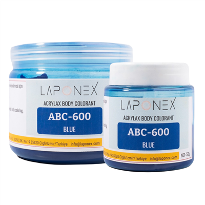 ABC-600 Blue Su Bazlı Reçinelerle Uyumlu Acrylax Mavi Toz Pigment 50 g - 1522556001