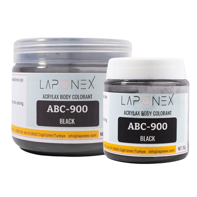 ABC-900 Black Su Bazlı Reçinelerle Uyumlu Acrylax Siyah Toz Pigment 250 g - 1522559002