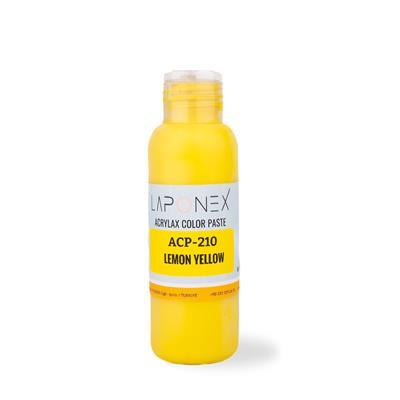 ACP-210 Lemon Yellow Su Bazlı Reçinelerle Uyumlu Yoğun Pigmentli Limon Sarısı Renk Pastası 100 g - 1522512102