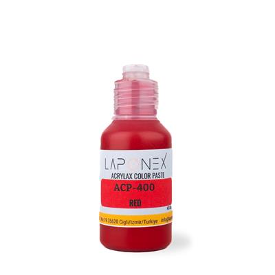 ACP-400 Red Su Bazlı Reçinelerle Uyumlu Yoğun Pigmentli Kırmızı Renk Pastası 30 g - 1522514001