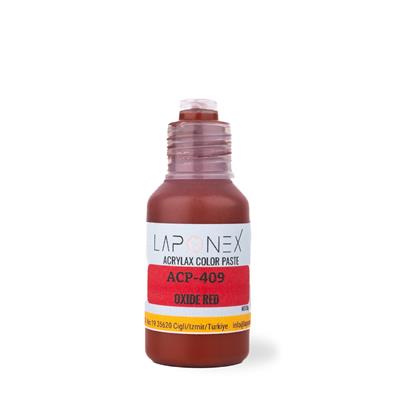 ACP-409 Oxide Red Su Bazlı Reçinelerle Uyumlu Yoğun Pigmentli Oksit Kırmızı Renk Pastası 30 g - 1522514091