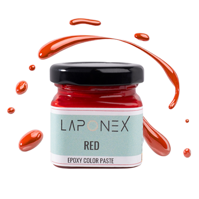 ECP-400 Red Ultra Yoğun Pigmentli Kırmızı Epoxy Renk Pastası 30 g - 1522504001