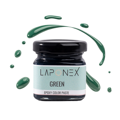 ECP-500 Green Ultra Yoğun Pigmentli Yeşil Epoxy Renk Pastası 30 g - 1522505001