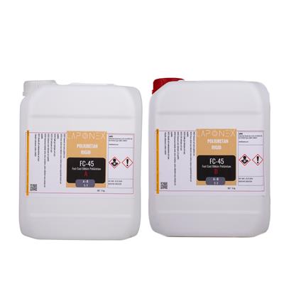FC-45 Fast Cast Polyurethane Rigid Hızlı Kürlenen Sert Döküm Poliüretan Reçine A+B 10 kg - 1522513010