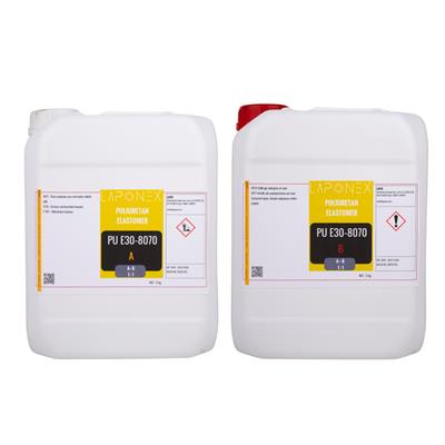 PU E30-8070 Polyurethane Elastomer 30 Shore Kalıp Döküm Esnek Poliüretan Reçine A+B 10 kg - 1522513008