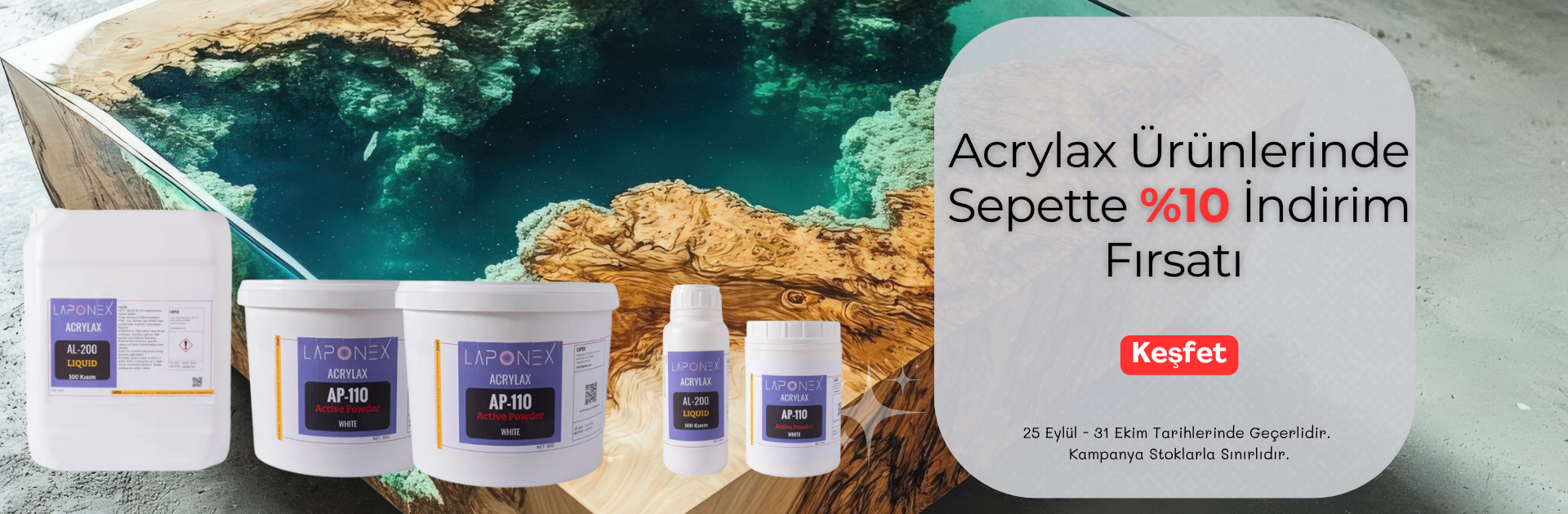 Acrylax Kategorisinde Sepette %10 İndirimi Kaçırmayın