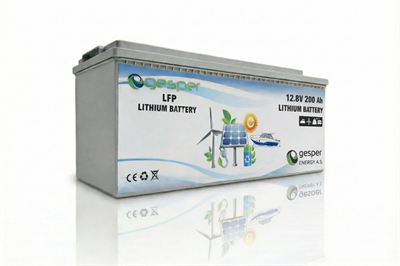 Gesper Energy 12V 200Ah LiFePO4 Batarya