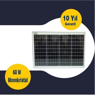 Gesper Energy 60W Watt Monokristal Güneş Paneli 12V 36 Hücre